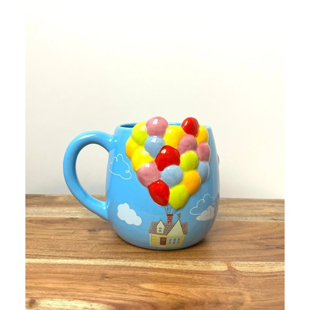 Pixar UP House With 3D Balloons Coffee Mug Tea Cup NWT - Picture 1 of 4